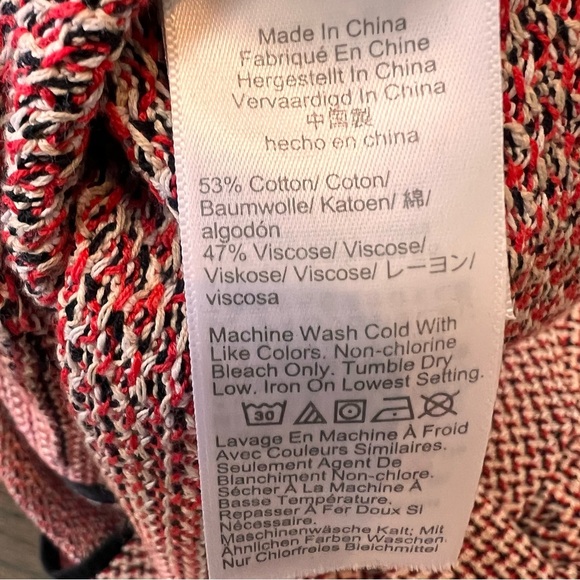 J. Crew Lady Jacket Sweater Red and Black Cotton Small | Preppy Academia - Picture 6 of 6